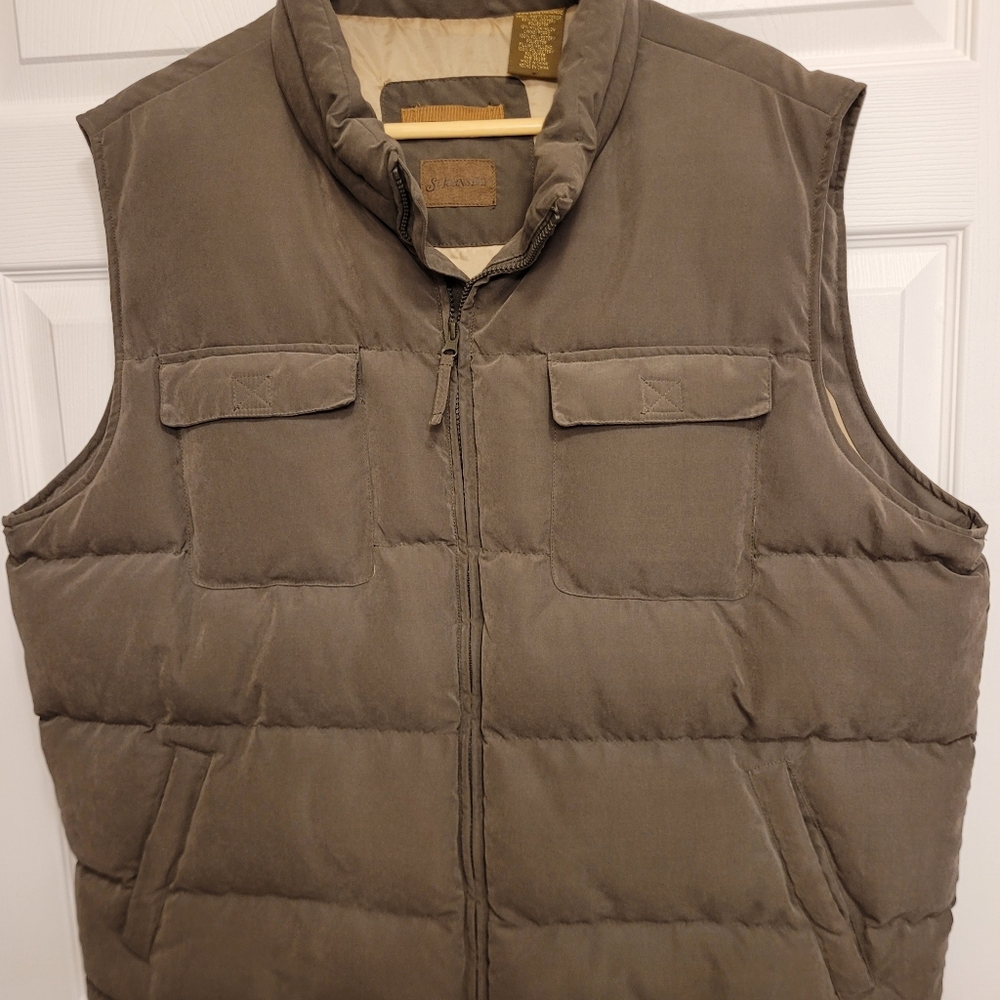 Cold/ Winter Attire St. Jonh's Bay Men's Brown Puffer Vest Sz. 2X